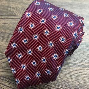 ⭐️ Daniel Cremieux Red Metallic Sheen Tie